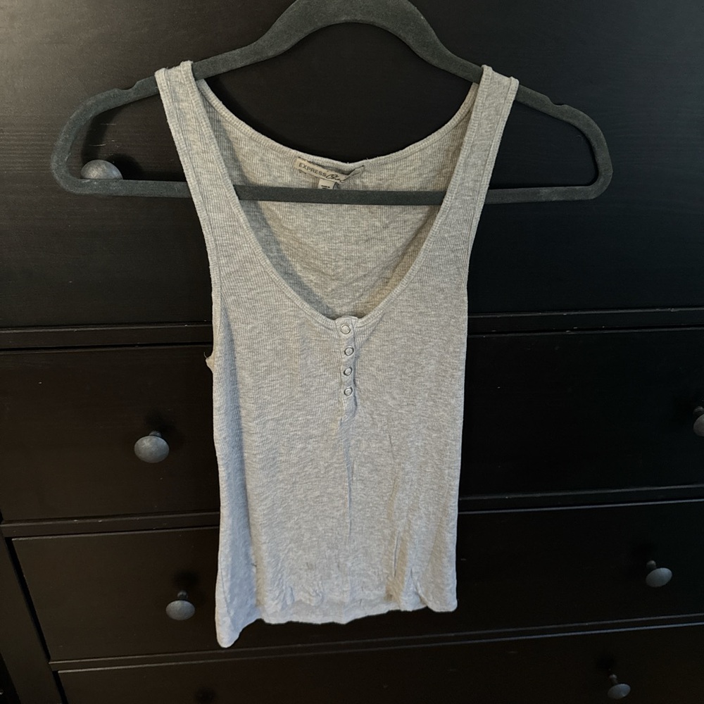 Express Gray Tank Top